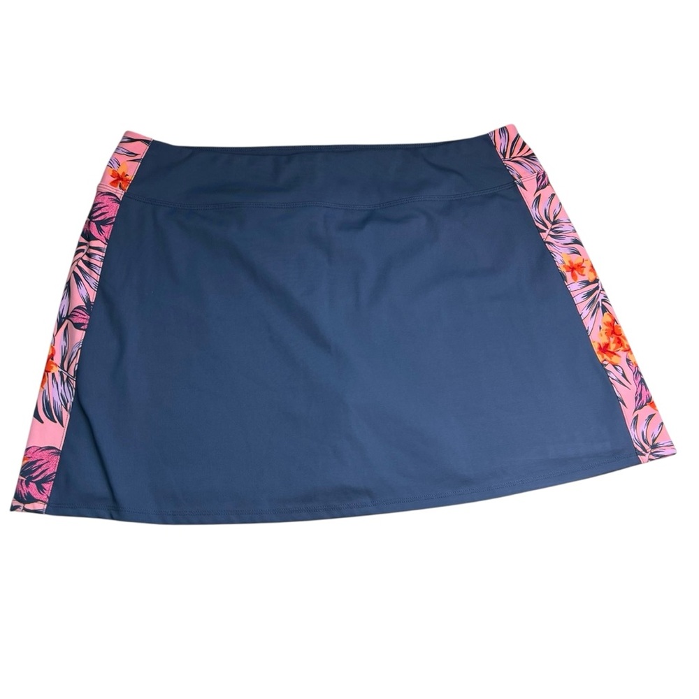 Tommy Bahama Golf Women’s XL Athletic Skort Skirt Shorts Blue/Pink